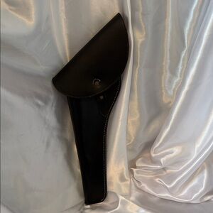 American Civil War Union Confederate Black Leather Holster Left Hand Draw
